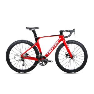 China Disc Brake Carbon Fiber Road Bike Sram 22 Speed 52cm Frame RS Hub on sale