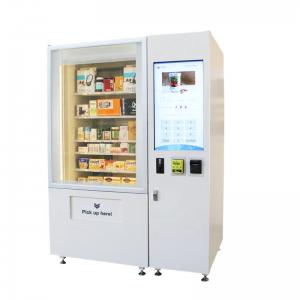 Best Smart combo Robotic Vending Machine with Lift System for Fresh Food sandwich Salad sushi cupcake with microwave oven wholesale