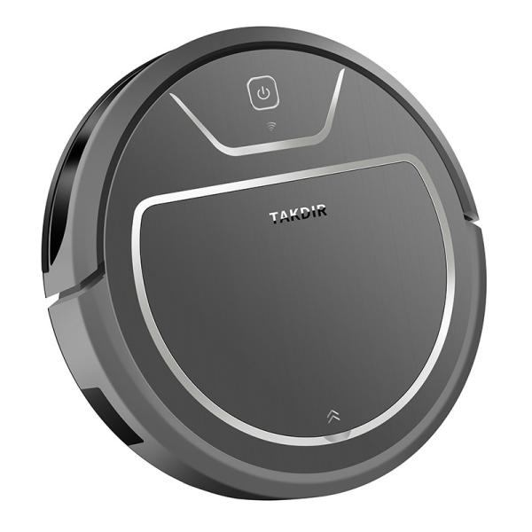 Cheap Wifi Home Robot Vacuum Cleaner , Navigation Auto Vacuum Sweep Mop 0-65dB Noise for sale