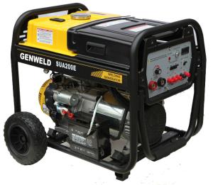 Gasoline Engine Driven Arc Welder SUA200E 200A Single Phase Output Power