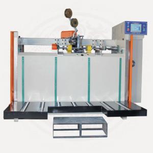 Semi-auto Carton Box Stitching Machine, Carton Box Folding + Stitching + counting + output