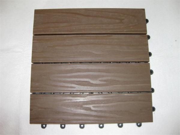 Cheap 30mm x 30mm DIY WPC Decking Floor , Interial wood and plastic composite Decking for sale