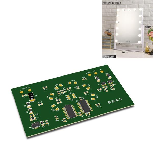 Cheap Multi Touch Key Soft Light DC 20V LED PCB Assembly for sale