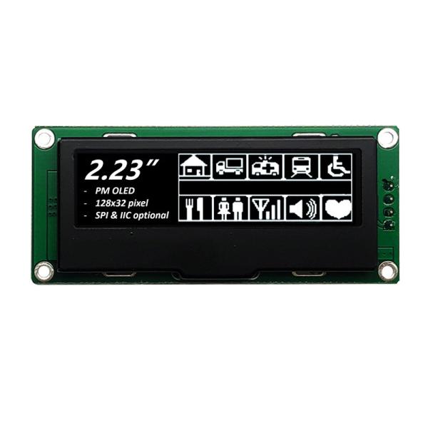 Cheap 128x32 Dots OLED Graphic Display Module 2.23 Inch SPI Interface for sale