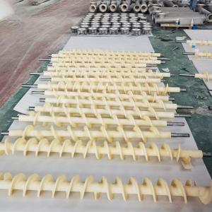 China Versatile Ceramic Screw Conveyor Modulus of Elasticity 340-380 Gpa For Bulk Material Transportation on sale