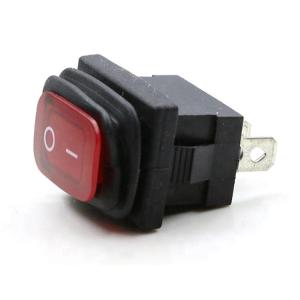 Best Flat Button Carling Style Red Led Rocker Switch Waterproof 13A For Car Boat wholesale