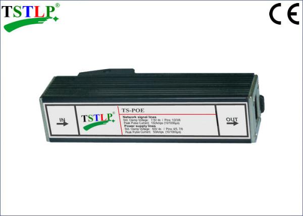 Cheap 48v Power Line Lightning Surge Protector 5v Signal Line POE Protection for sale