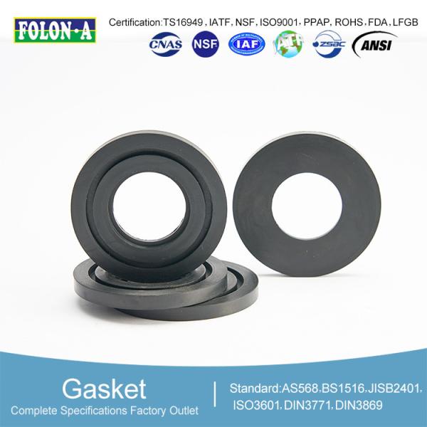 Cheap Corrosion Resistant DIN 3869 Profile Rings NBR O Rings For Chemical Pipelines for sale