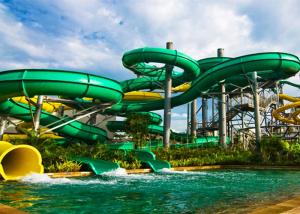 Customized Size Adults Whizzard Swimming Pool Water Slides