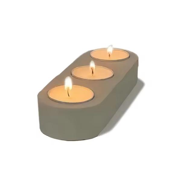 Cheap OEM Candle Holder Custom Concrete DIY Decoration Customize Cement Candles Jar Pot for sale