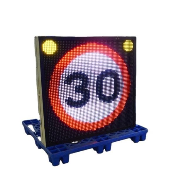 Cheap Speed Limit VMS Board Messages Electronic LED Flashing Traffic Sign for sale