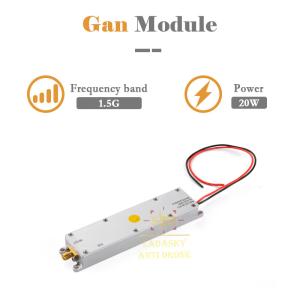 China 1.5g 1500-1600mhz 20W GaN Module for Counter Fpv Anti Drone PA Power Amplifier Module on sale
