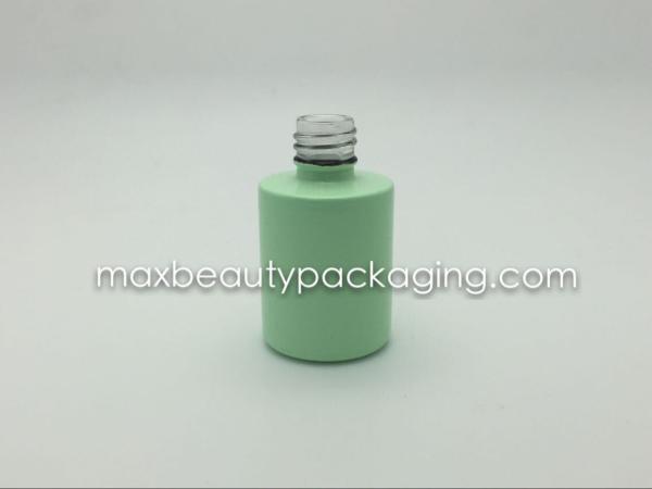 Cheap thick and tough powder coating gel polish bottle double coating excellent light blocking different color metallic color for sale