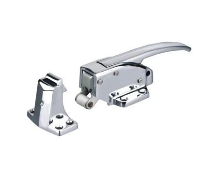 Cheap Freezer Door Handle Latch with Door Window Hinges Locks and ZINC PLATED Finish for sale