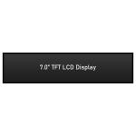 7-inch UART interface IPS 280x1424 resolution smart serial screen TFT LCD screen