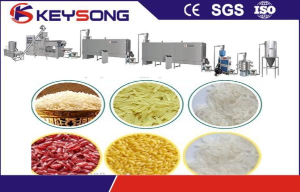 Cheap Electric Extruded Artificial Rice Making Machine Capacity 120 - 150 KG / H for sale