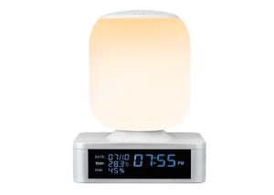 2.5W Touch Lamp Portable Speaker , Time Display Light Changing Bluetooth Speaker