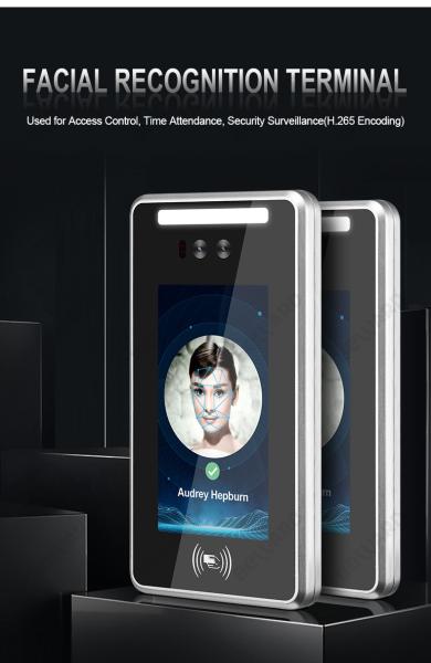 Cheap 7 Inch 34bit Wiegand Facial Recognition Access Control Linux Face Recognition for sale