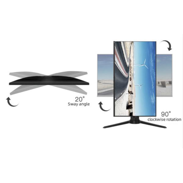Cheap 27 Inch 1ms 2K 165hz Gaming Desktop Monitor 2560*1440 Rotatable for sale