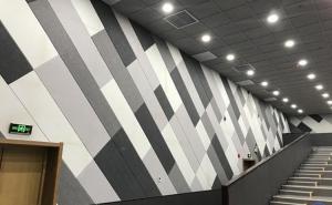 Best PET Fiber Decorative Soundproof Wall Panel Eco Friendly wholesale