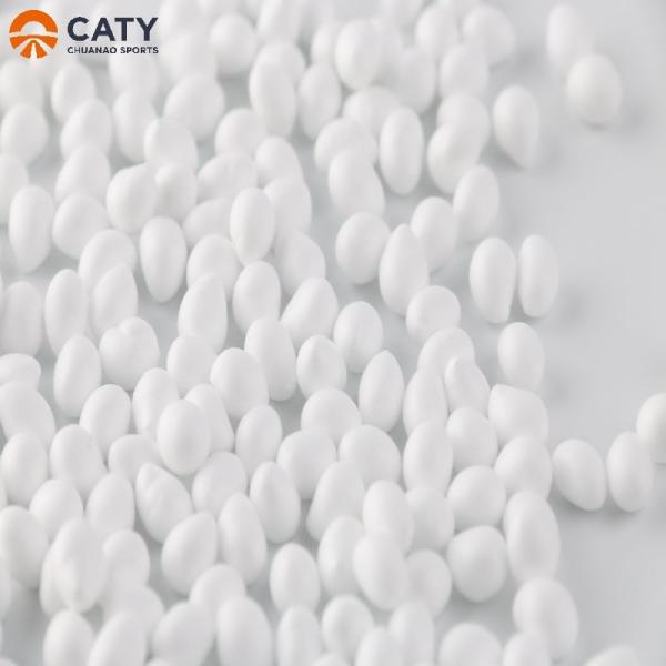 Cheap Running Track Material ETPU Granules White Extremely High Elasticity for sale