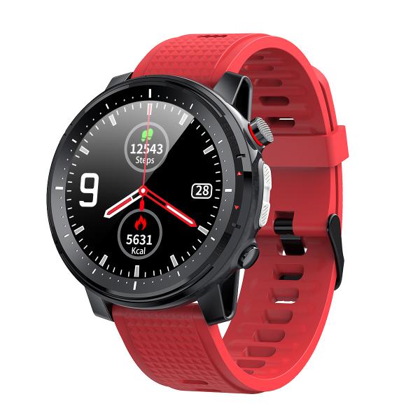 Cheap Android Smart Watch Music Control Round Sports IP68 Waterproof for sale