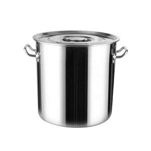 Best 3pcs Stainless Steel Kitchen Soup Pots  Two Handle With Lid wholesale