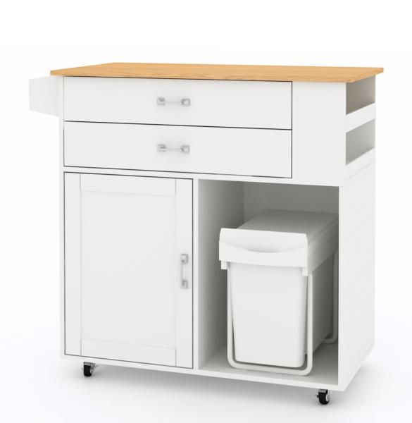 Cheap Movable Modern Kitchen Island With Lighting For Food Preparation for sale