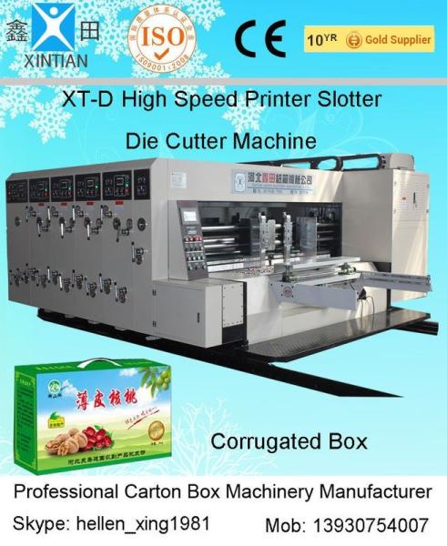 Cheap High Precision Printing Carton Making Machine With Remote Computer Diagnosis System for sale