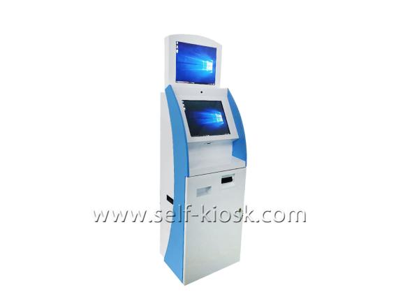 Cheap Self Service Bitcoin ATM Machine With Barcode Scanner And Bill Validator for sale