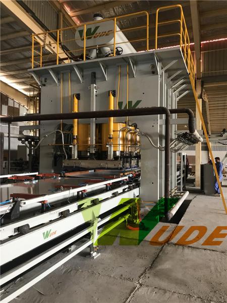 Cheap Auto Operation Short Cycle Laminate Floor Machine , HDF Board Lamination Machine for sale