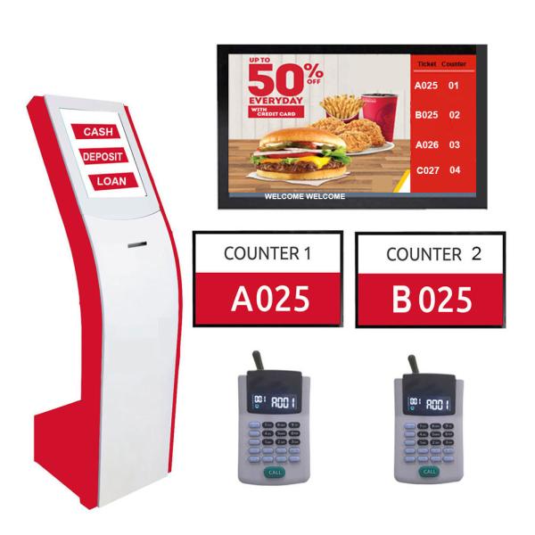 Cheap Bank/Hospital/Government Multiple Branch Wireless Or Wired LED/LCD Token Number queue management system for sale