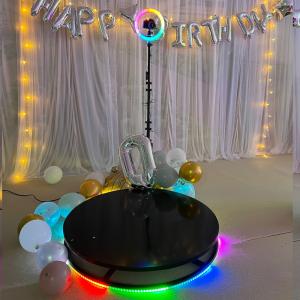 Iron Base Event Photo Booth 360 Camera Automatic For Phone GoPro iPad