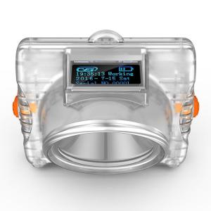 Wireless Charging Led Mining Cap Lamp Digital Display Kl6lm