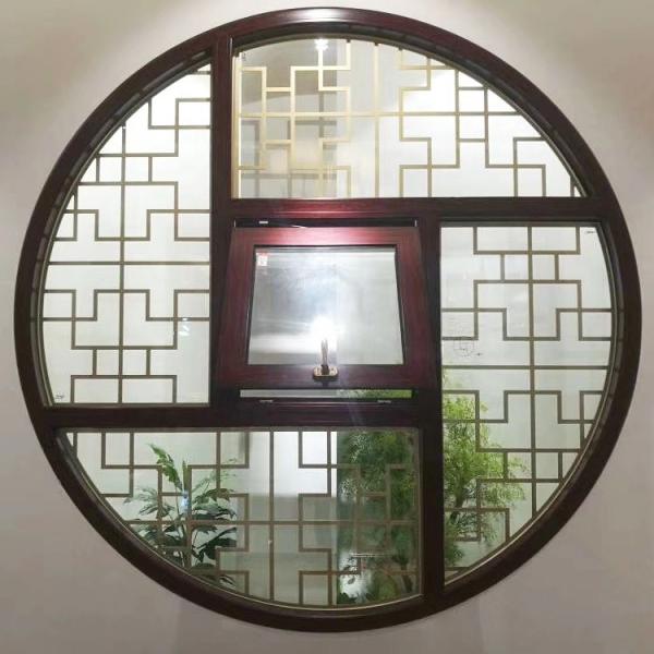 Cheap Arched Aluminium Windows With Grill for sale