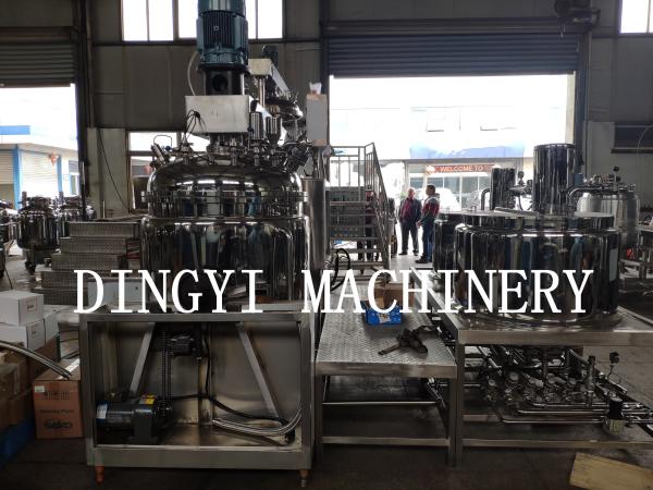 Cheap Soft Gel Industrial Mixer Machine , Touch Screen Cream Processing Equipment for sale