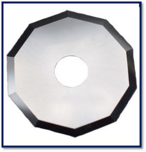 Tobacco Cutting Tungsten Carbide Round Blade Antirust ODM OEM