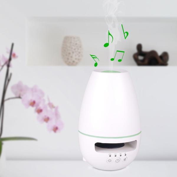 Cheap Super Quite Bluetooth Aroma Diffuser With 7 Color Changing Light for sale