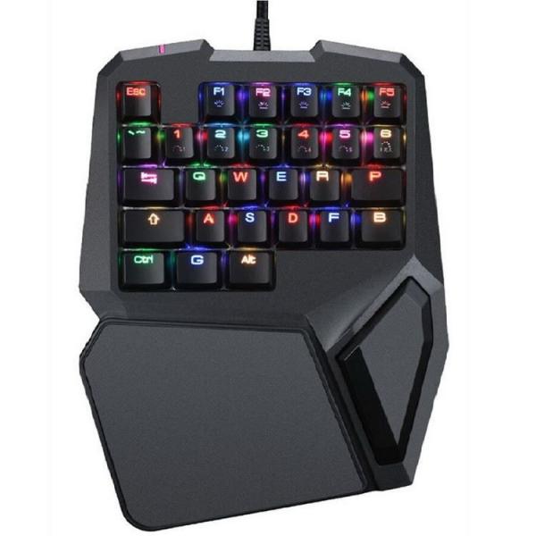 Cheap One Handed Razer Grade Quiet Xbox Gaming Keyboard RGB Luminescence for sale