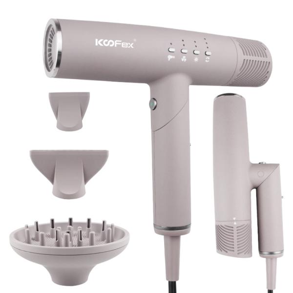 Cheap Brushless Motor Ionic Foldable Hair Dryer Multipurpose Adjustable Speed for sale