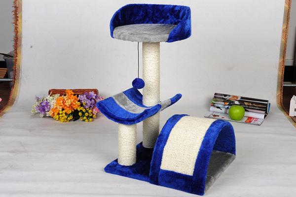Cheap Double Layer Cat Climbing Frame Weight 5.5kg With High Density Platform for sale