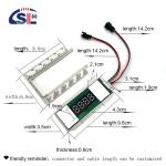 DC12V 12W Muti-function Split Two Buttons Middle Display Time Touch Sensor