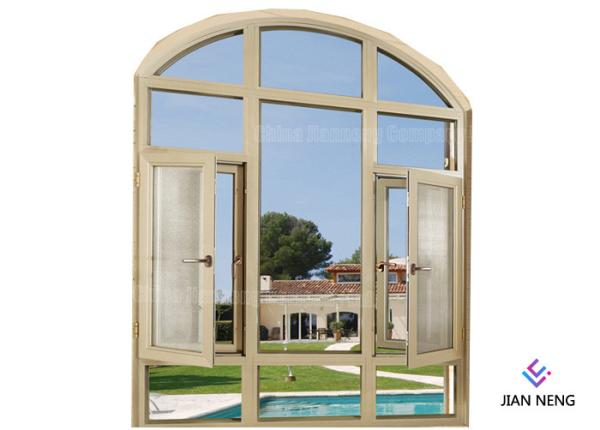 Cheap Double Glazed Aluminum Casement Windows With Good Air Tightness And Water for sale