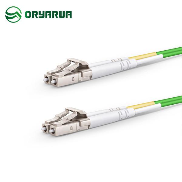 Cheap LC UPC To LC UPC OM5 Simplex Multimode Patch Cord 1m 2m 3m for sale