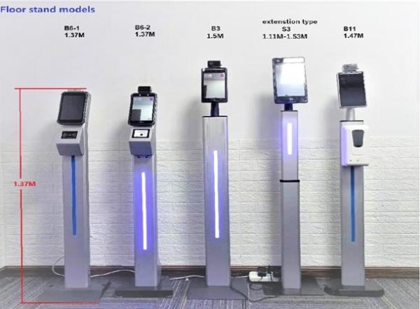 Cheap Floor Stander For Face Recognition Access Control System Standing Column for sale