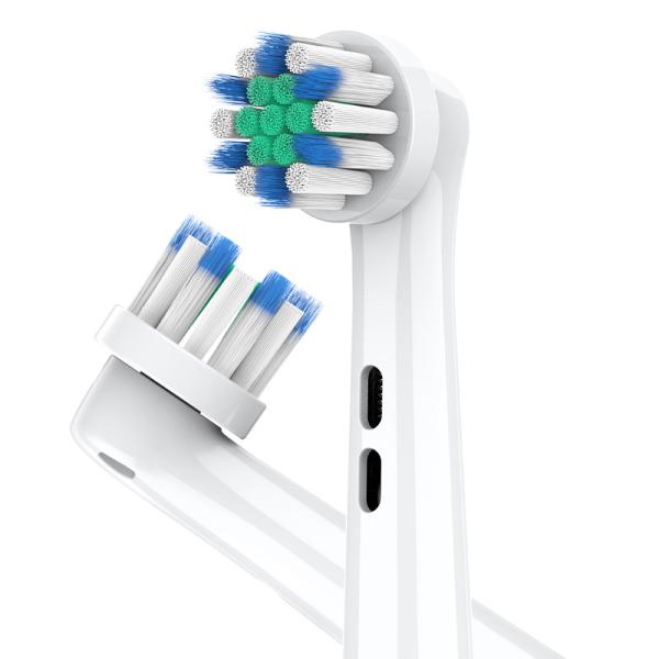 Cheap Gentle Clean Rotary Round Electric Toothbrush Heads With Soft Dupont Bristles for sale