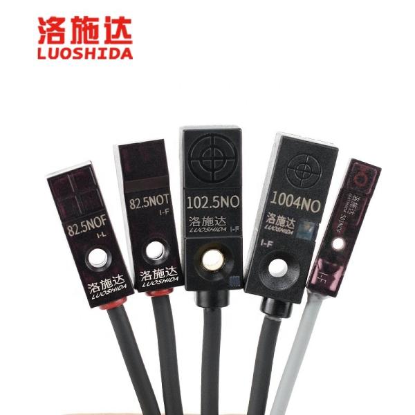 Cheap Small Square Inductive Proximity Sensor Q5 Q8 Q10 Non Flush PBT Housing for sale