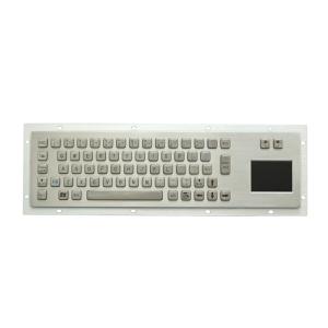 China IP65 Stainless Steel Keyboard , Kiosk Metal Keyboard With Touch Pad on sale