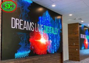 China Vivid Color LED Advertising Display Indoor With Temperature Sensor, Led TV Screen on sale
