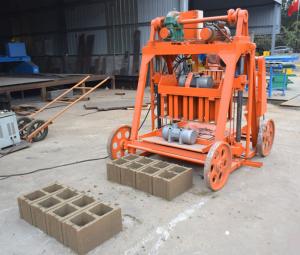 China Halstec 40-3A Egg Layer Cement Block Molding Machine 5000 Bricks Per Day 6.7kw on sale
